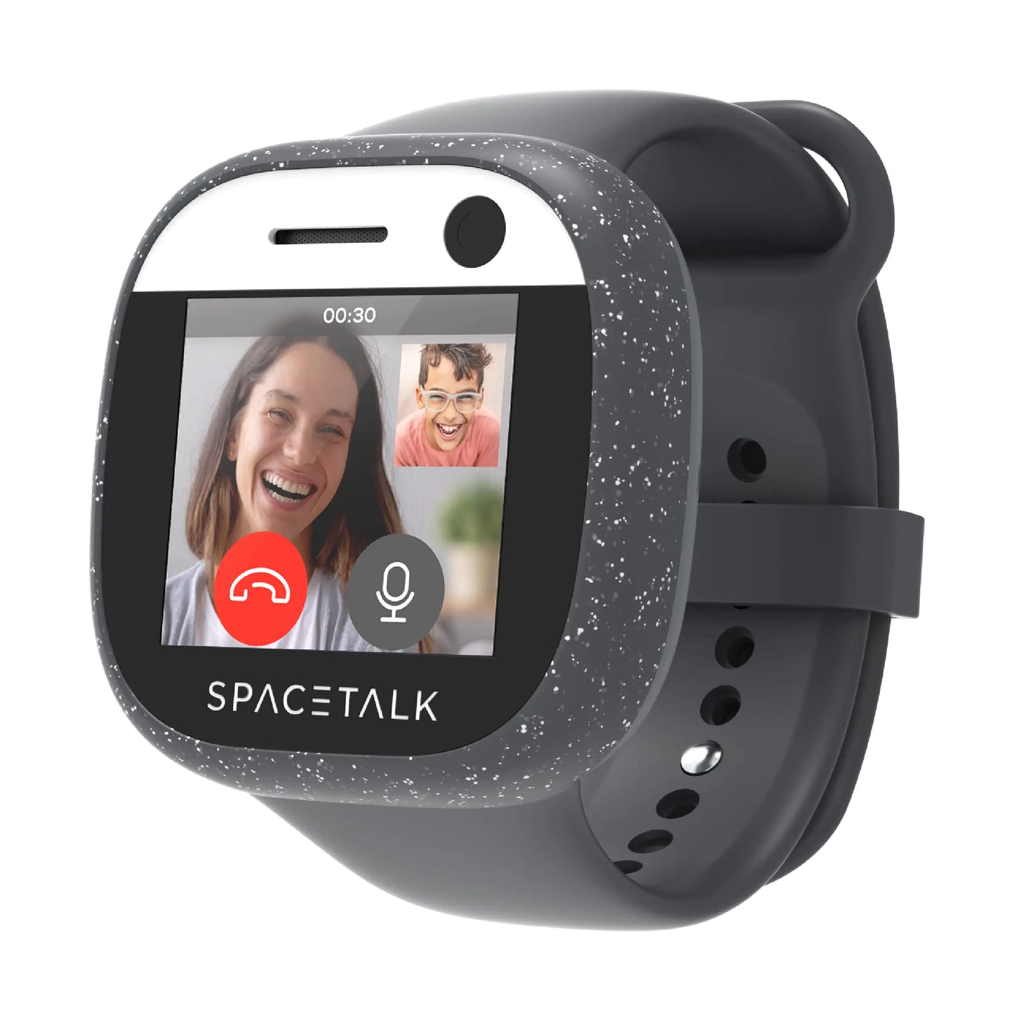 SPACETALK Adventurer 4G Kids Smart Watch with Phone and GPS Tracker - SIM Included Texting SOS Button Camera School Mode - Black