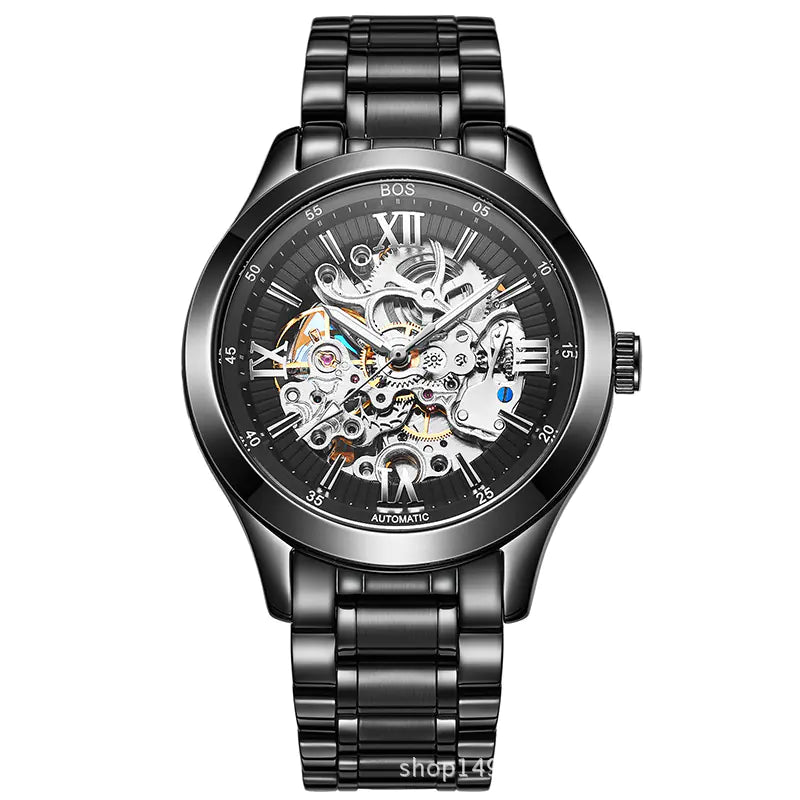 Men's Hollow Anglaise Automatic Mechanical Watch